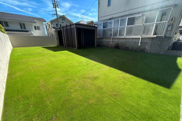 lawn, yard, garden, 庭, 人工芝, Geofill, ジオフィル
